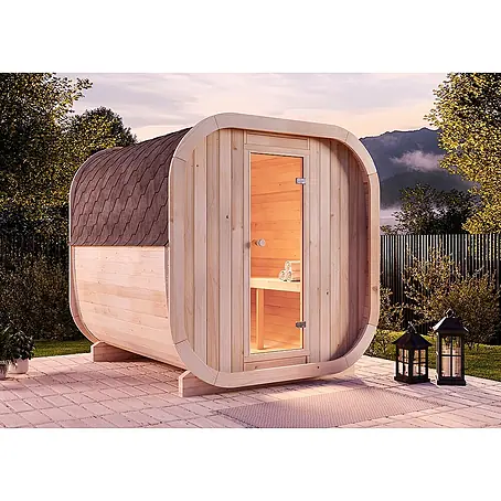 FinnTherm  Fasssauna ScandiCube Comfort