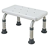 careosan Badopstap (In hoogte verstelbaar: 23,5 - 27,5 cm, Belastbaarheid: 110 kg, Wit)