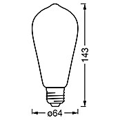 Osram Smart+ Pametna LED sijalka Edison matter  (E27, Možnost zatemnitve, Toplo bela, 806 lm, 6 W) | LED luči | Svetlila | Elektro in svetila | Izdelki | BAUHAUS