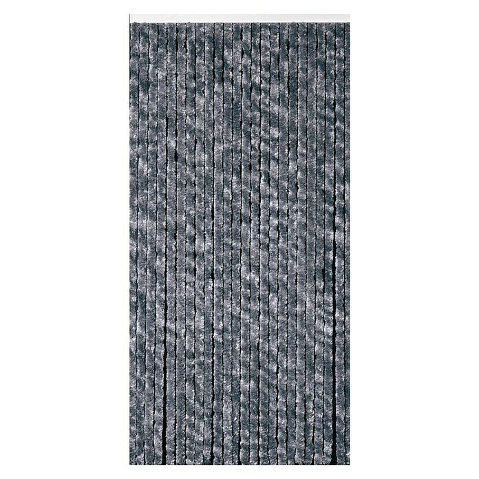 DEKOVORHANG FLAUSCHI100X200 SILBERGRAU