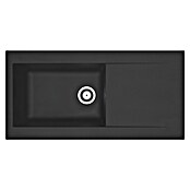 Respekta Fregadero encastrable Denver (50 x 100 cm, Número de cubetas: 1 ud., Negro) | BAUHAUS