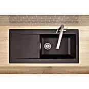 Respekta Fregadero encastrable Denver (50 x 100 cm, Número de cubetas: 1 ud., Negro) | BAUHAUS