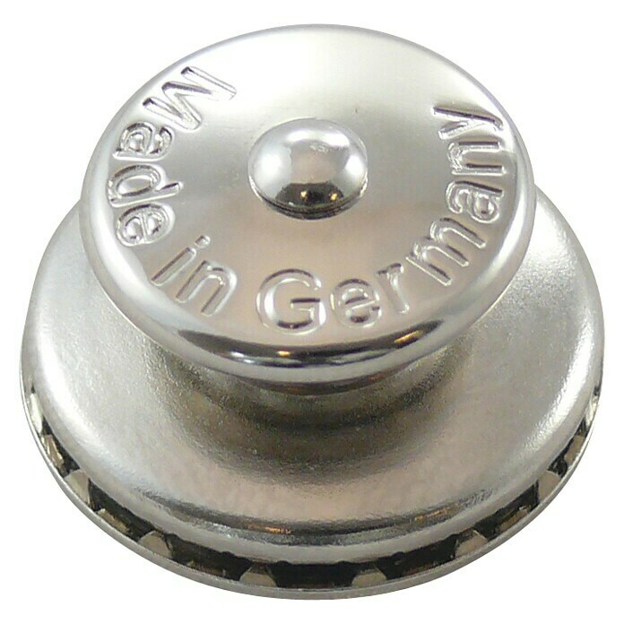 Marinetech Loxx knop (Diameter: 20 mm, Messing, Vernikkeld)