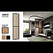 Mixpol Profile Raumteiler Vario Saragossa/SW (63,4 x 250 cm, Natur/Schwarz) | BAUHAUS