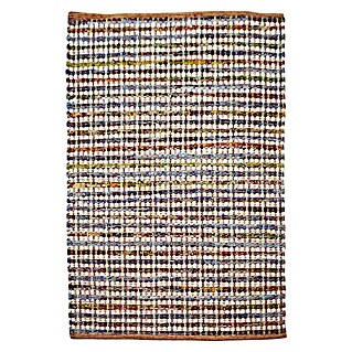 Kayoom Kurzflorteppich Sienna 300 (Bunt, 290 x 200 cm, 100% Jute / Baumwolle)