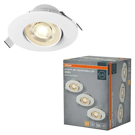Osram  LED-Einbauleuchten-Set rund