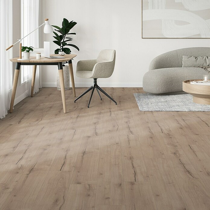 Parador Designboden Modular One (Eiche Helios grau, Schlossdiele, 2 200 x 235 x 8 mm) | BAUHAUS