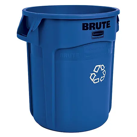 Proregal  Standard-Mülleimer Rubbermaid Brute runde Mehrzwecktonne mit Belüftungskanälen