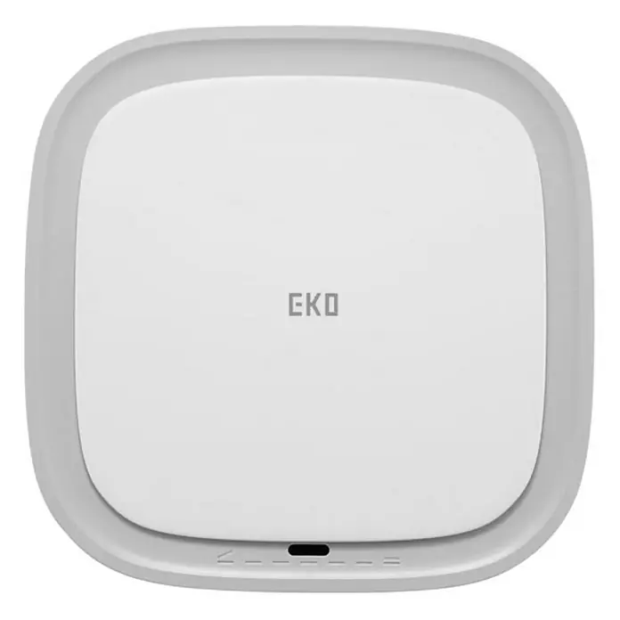 Proregal Sensormülleimer Moderner quadratischer Abfalleimer mit Smart Sensor - 30 l, Kunststoff, Weiß - Weiße EKO Waage für das Badezimmer. Das moderne Design passt zu jeder Einrichtung.