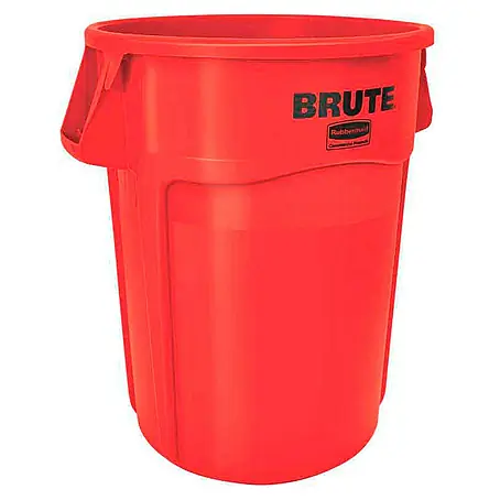 Proregal  Standard-Mülleimer Rubbermaid Brute runde Mehrzwecktonne mit Belüftungskanälen