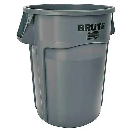 Proregal  Standard-Mülleimer Rubbermaid Brute runde Mehrzwecktonne mit Belüftungskanälen