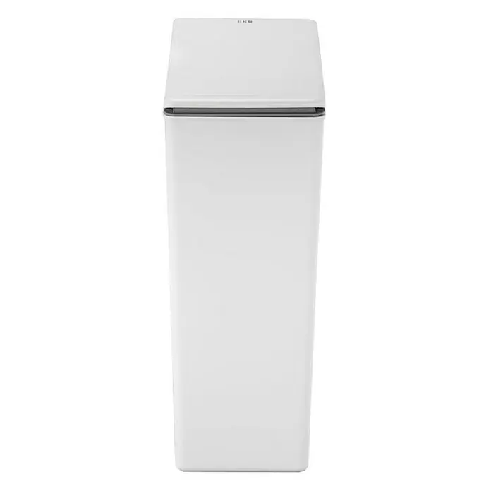 Proregal Sensormülleimer Moderner quadratischer Abfalleimer mit Touch-Bar-Deckel - 40 l, Kunststoff, Weiß - Weißer, rechteckiger EKO Phantom Sensor Abfalleimer mit einem Fassungsvermögen von 40 Litern, ideal für Küche oder Büro.