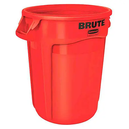 Proregal  Standard-Mülleimer Rubbermaid Brute runde Mehrzwecktonne mit Belüftungskanälen