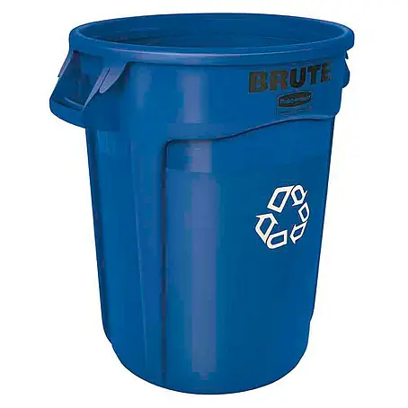 Proregal  Standard Mülleimer Rubbermaid Brute runde Mehrzwecktonne mit Belüftungskanälen