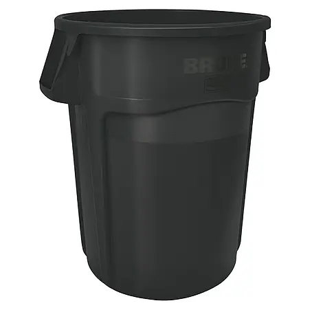 Proregal  Standard-Mülleimer Rubbermaid Brute runde Mehrzwecktonne mit Belüftungskanälen