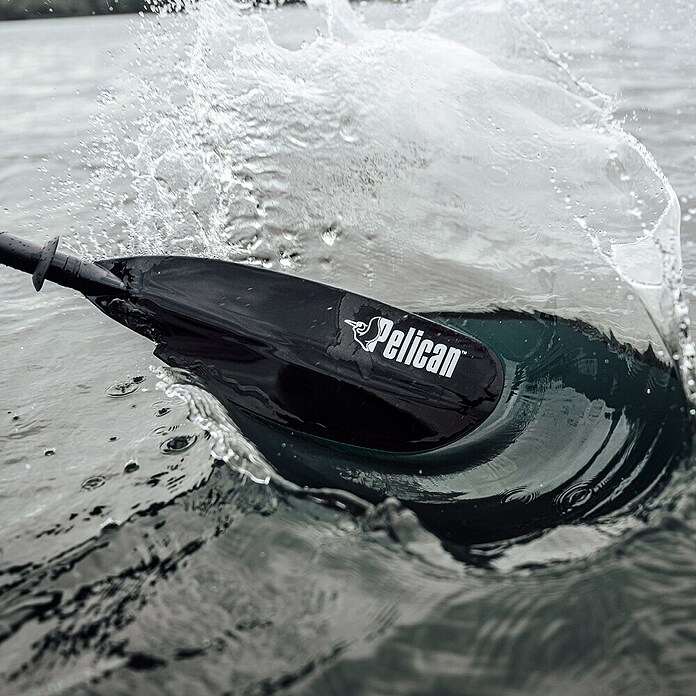 Pelican Remo doble para kayak Poseidon (Largo: 226 cm, Material vástago: Aluminio)