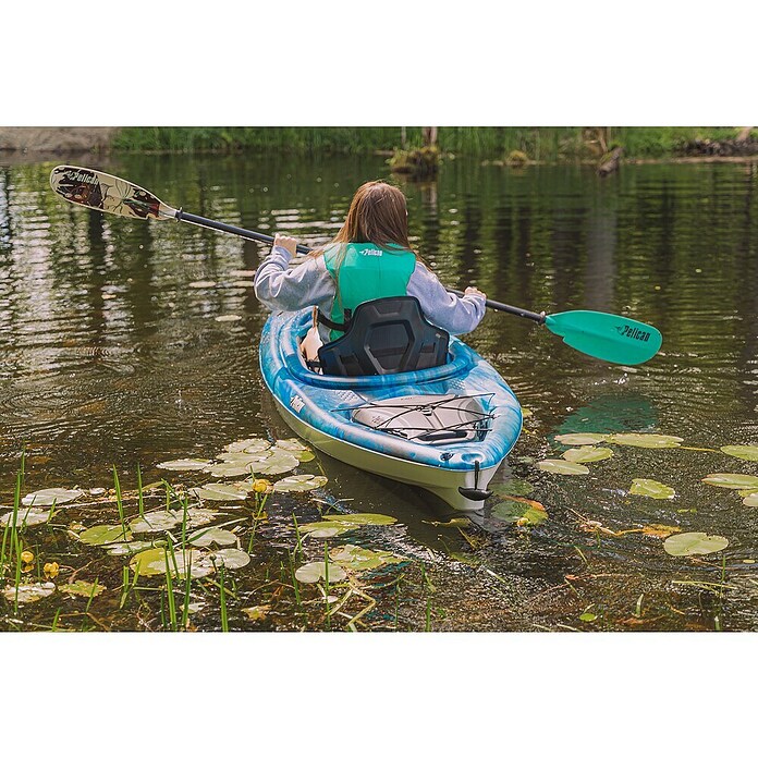 Pelican Kayak Argo 100X (L x An: 305 x 71 cm, Peso máximo admitido: 125 kg, Apto para: 1 persona)
