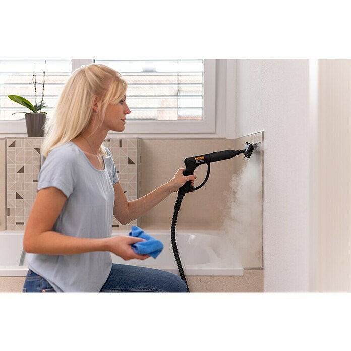 Wagner Limpiadora de vapor Power Steamer 915 E (1.500 W, Tiempo de calentamiento: 7 min, Volumen de recipiente: 1,2 l) | BAUHAUS