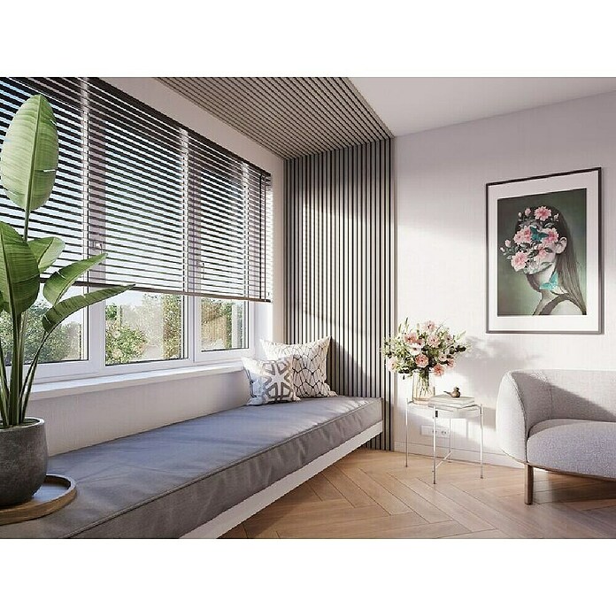 CanDo Akoestische panelen Vergrijsd eiken (260 x 30 cm, Vergrijsd eiken, 2 st., 1,56 m²) | BAUHAUS