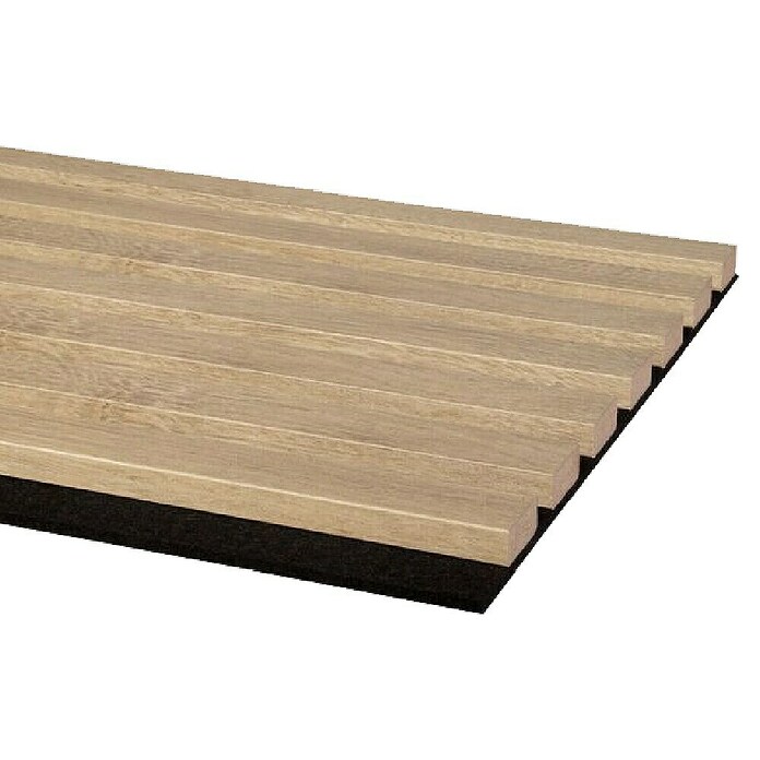 CanDo Akoestische panelen Vergrijsd eiken (260 x 30 cm, Vergrijsd eiken, 2 st., 1,56 m²) | BAUHAUS