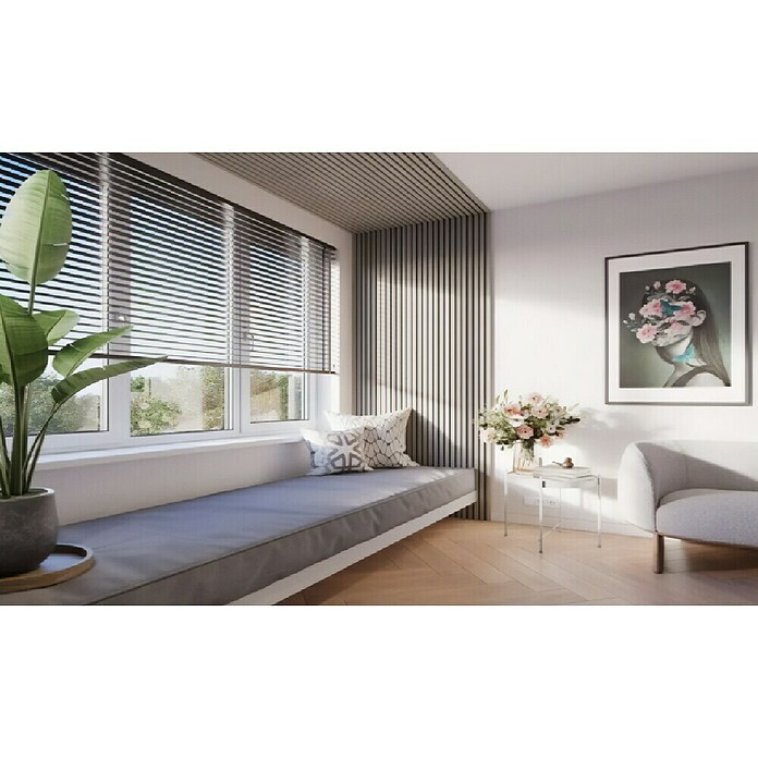 CanDo Akoestische panelen Vergrijsd eiken (260 x 30 cm, Vergrijsd eiken, 2 st., 1,56 m²) | BAUHAUS