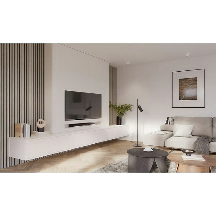 CanDo Akoestische panelen Vergrijsd eiken (260 x 30 cm, Vergrijsd eiken, 2 st., 1,56 m²) | BAUHAUS