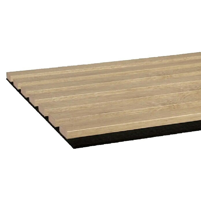 CanDo Akoestische panelen Vergrijsd eiken (260 x 30 cm, Vergrijsd eiken, 2 st., 1,56 m²) | BAUHAUS