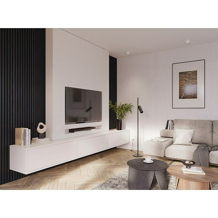 CanDo Akoestische panelen Lava eiken (260 x 30 cm, Lava eiken, 2 st., 1,56 m²) | BAUHAUS