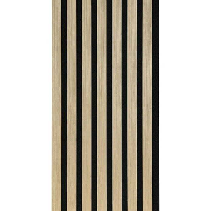 CanDo Akoestische panelen Natural eiken (260 x 30 cm, Naturel Eiken, 2 st., 1,56 m²) | BAUHAUS