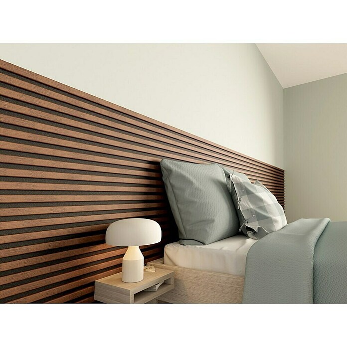 CanDo Akoestische panelen Rustiek eiken (260 x 30 cm, Rustiek eiken, 2 st., 1,56 m²) | BAUHAUS