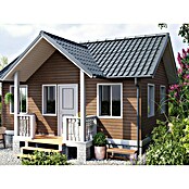 Metdach Wandabschlussprofil SG (Nussbaum, Länge: 254 cm, Stahl) | BAUHAUS