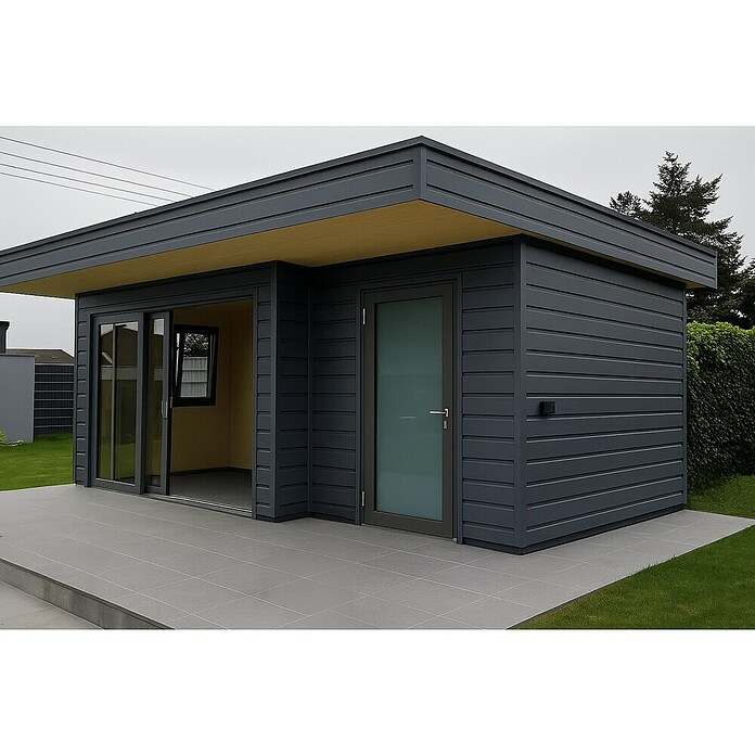 Metdach Fassadenpaneel SG Siding (Anthrazit, 250 x 26 cm, Stahl, Glatt) | BAUHAUS