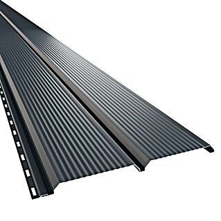 Metdach Fassadenpaneel SG Siding (Anthrazit, 250 x 26 cm, Stahl, Micro Sinus)