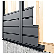 Metdach Fassadenpaneel SG Siding (Anthrazit, 250 x 26 cm, Stahl, Glatt) | BAUHAUS