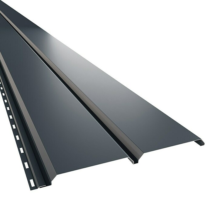 Metdach Fassadenpaneel SG Siding (Anthrazit, 250 x 26 cm, Stahl, Glatt) | BAUHAUS