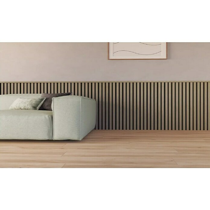 CanDo Akoestische panelen Eindprofiel Vergrijsd eiken (260 x 30 cm, Eindprofiel Vergrijsd eiken) | BAUHAUS