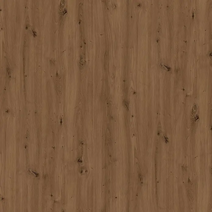 D-c-fix Dekorfolie Artisan - 67,5 x 200 cm - Braunes Holzfurnier mit Maserung und Ästen für Möbel und Innenausbau.