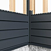 Metdach Wandabschlussprofil SG (Anthrazit, Länge: 254 cm, Stahl) | BAUHAUS