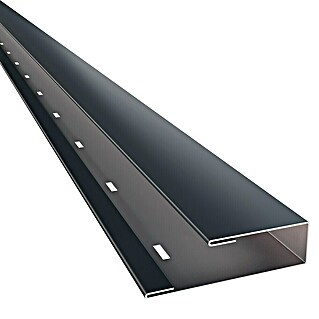 Metdach Wandabschlussprofil SG (Anthrazit, Länge: 254 cm, Stahl)