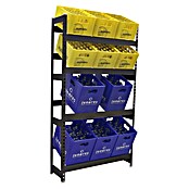 Simonrack Simonbottle Getränkekistenregal Bottleclick (H x B x T: 200 x 100 x 30 cm, Traglast Einlegeboden: 100 kg, Anzahl Böden: 4 Stk., Stecken, Anthrazit) | BAUHAUS
