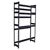 Simonrack Simonbottle Getränkekistenregal Bottleclick (H x B x T: 200 x 100 x 30 cm, Traglast Einlegeboden: 100 kg, Anzahl Böden: 4 Stk., Stecken, Anthrazit) | BAUHAUS