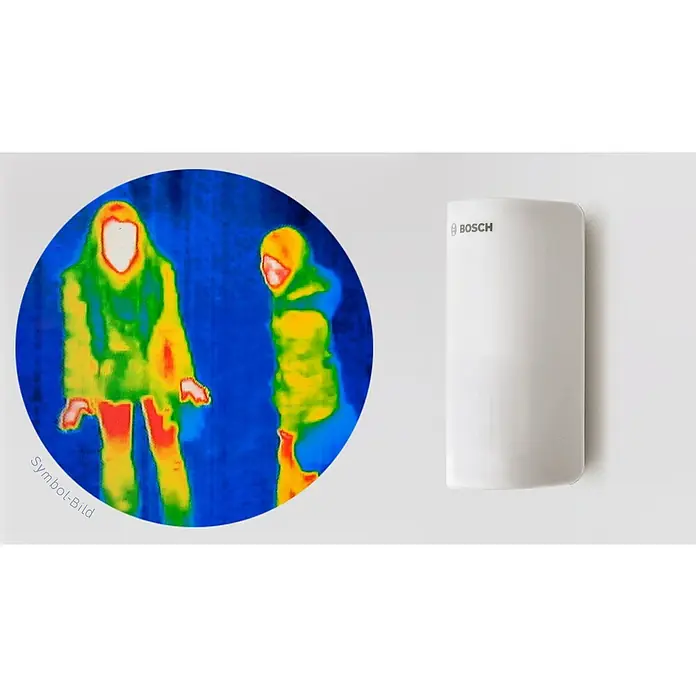 Bosch Smart Home Bewegungsmelder - Weiß, Reichweite ca.: 50 m - Bosch-Sicherheitskamera mit Wärmebilderkennung zur Personenerkennung. Die Kamera bietet zuverlässigen Schutz und Privatsphäre.