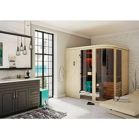 FinnTherm  Massivholzsauna Verve