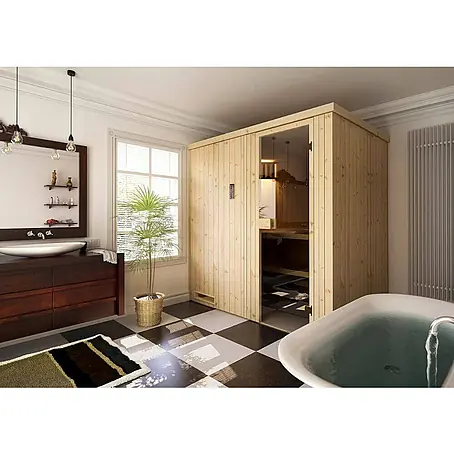 FinnTherm  Massivholzsauna Cenik