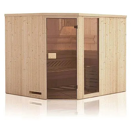 FinnTherm  Massivholzsauna Spruce für Saunahäuser