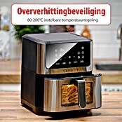 Alpina Airfryer (Zilver / Zwart, Hoogte: 36,5 mm, 1.800 W) | BAUHAUS