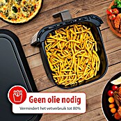 Alpina Airfryer (Zilver / Zwart, Hoogte: 36,5 mm, 1.800 W) | BAUHAUS