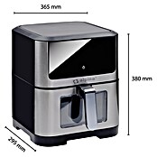 Alpina Airfryer (Zilver / Zwart, Hoogte: 36,5 mm, 1.800 W) | BAUHAUS