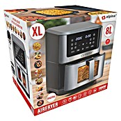 Alpina Airfryer (Zilver / Zwart, Hoogte: 36,5 mm, 1.800 W) | BAUHAUS