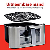 Alpina Airfryer (Zilver / Zwart, Hoogte: 36,5 mm, 1.800 W) | BAUHAUS
